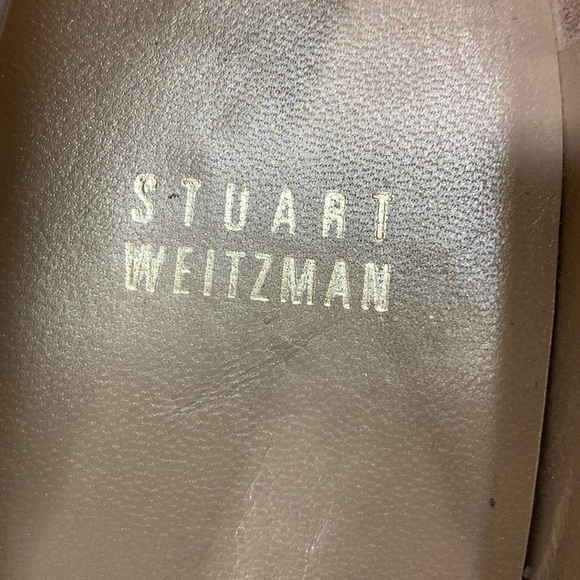 Stuart‎ Weitzman Anna Cork Wedge Peep Toe Pump Haze Size 8 - Picture 10 of 12